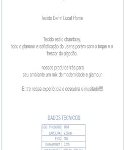 Alternative view of Percal Denim Comfort